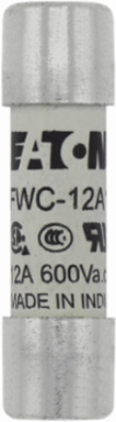 High Speed Cylindrical Fuse 12A, 600V, 200 kAIC AC/DC, Ferrule End