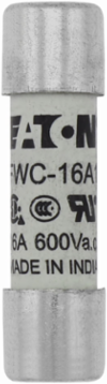 High Speed Cylindrical Fuse, 16A, 700Vac/Vdc, 10 x 38 mm, Non Indicating, White