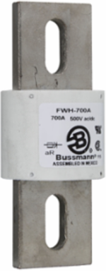High Speed Fuse 700A RMS, 6.5 Inch Length, 2.5 Inch Width, 200 kAIC Rating