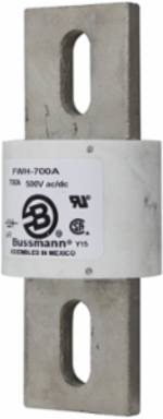 High Speed Fuse 800A RMS, 8 Inch, 2.48 Inch Width, Blade Connection