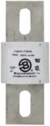 High Speed Fuse 800A RMS, 8 Inch, 2.48 Inch Width, Blade Connection
