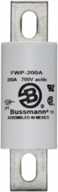 High-Speed Fuse 200A RMS, 5.3 Inch Length, 1.57 Inch Width, Non-Indicating