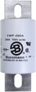 High Speed Fuse 250A RMS, 2.4 Inch Length, 1.7 LB Weight, Non Indicating