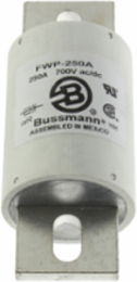 High Speed Fuse 250A RMS, 2.4 Inch Length, 1.7 LB Weight, Non Indicating