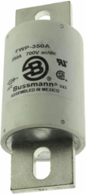 High Speed Fuse 350A RMS, 2.4 Inch Length, 5.4 Inch Height, 200 kAIC Interrupt Rating
