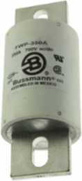 High Speed Fuse 350A RMS, 2.4 Inch Length, 5.4 Inch Height, 200 kAIC Interrupt Rating