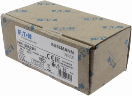 High Speed Fuse 50A 700V AC/DC with Indicator, Ceramic, 22 x 58 mm