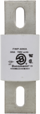 High Speed Fuse 600A RMS, 250 Vac/dc, 7.5 Inch Length, 2.55 Inch Width