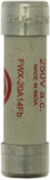 High Speed Cylindrical Fuse, 20A, 600V, 14 x 51 mm, 200 A Breaking Capacity