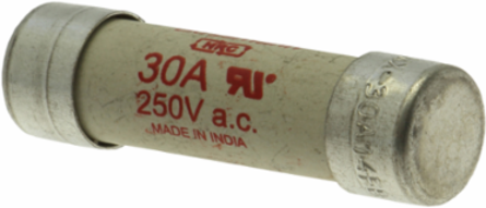 High-Speed Cylindrical Fuse 30A 250V 14 x 51 mm