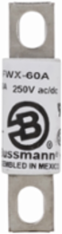 High Speed Fuse 600V 40A RMS 200 kAIC Vac Non Indicating Blade X Blade End Stud