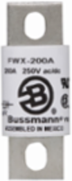 High Speed Fuse 600V 70A RMS Blade End x Blade End Stud