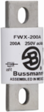 High Speed Fuse 600V 90A RMS 200 kAIC Vac Blade End x Blade End Stud