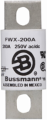 High Speed Fuse 600V 90A RMS 200 kAIC Vac Blade End x Blade End Stud