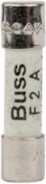 Fast-Acting Fuse 2A 250V Ceramic Tube 0.787 Inch Height