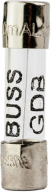 Fast-Acting Fuse 2A Amperage Rating, .875 Inch Length, 250 Vac