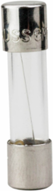Medium Time-Delay Fuse, 100A, 32 Vdc, 0.75 Inch Length, Glass Tube