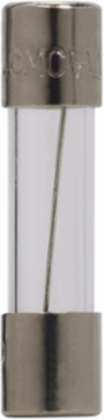 Time-Delay Fuse 2A, 250 Vac, .25 Inch Width, Glass Tube, 100 AIC Interrupt Rating