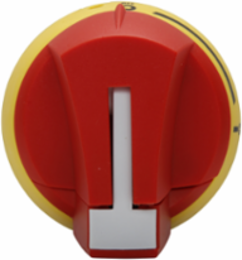 Disconnect Switch Handle 3.1 Inch Width, 0.33 LB Weight, Red/Yellow Color