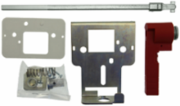 NFPA Through-the-Door Handle Kit, RoHS Compliant, 12 Inch Height, Red