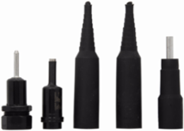 Eaton Bussmann series HEB inline fuse holder, 600V, 30A, Loadside: Copper crimp #8-16; (2) #12-16, Lineside: Copper crimp #8-16; (2) #12-16, Single-pole