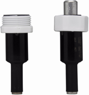 Panel Mount Fuse Holder, Single-pole, Copper Crimp Connections
