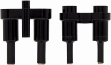 Inline Fuse Holder 600V 0-30A Two-Pole Copper Crimp Design
