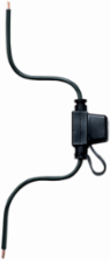 Fuse Holder 32V 16A Non-Indicating with 1.25 Inch Length and 16 AWG Lead Wire