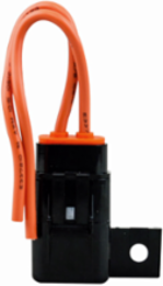 Heavy Duty Water Resistant Fuse Holder 32V 30A with 12 AWG Lead Wire