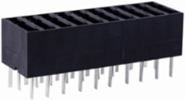Ten-Pole Fuse Holder 125 Vac, 60 Vdc, 15A, 2.375 Inch Length, Tin-Plated Copper Terminal