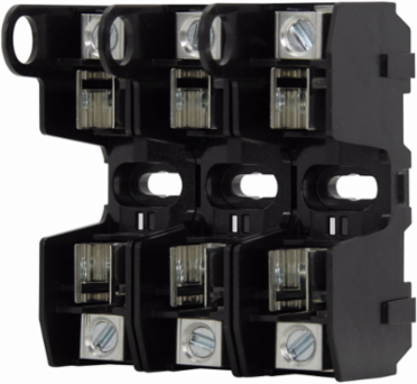 Modular Fuse Block, 250V, 0-30A, Three-pole, 1.3 Inch Height