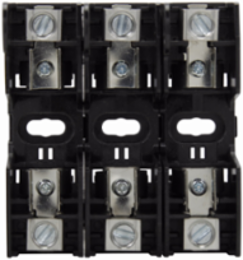 Modular Fuse Block, 250V, 0-30A, Three-pole, 1.3 Inch Height