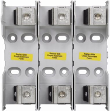 HLS Fuse Holder, No Flanges, 125 Vac, 60 Vdc, 15A, Two-Pole, Modular Design