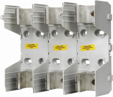 Modular Fuse Block 250V 225-400A Three-Pole 1.75 Inch Depth 4 Inch Height 9.5 Inch Width