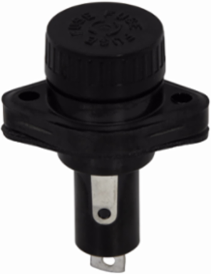 Eaton Bussmann series HPC panel mount fuse holder, 600 Vac, 600 Vdc, 30A, Screw