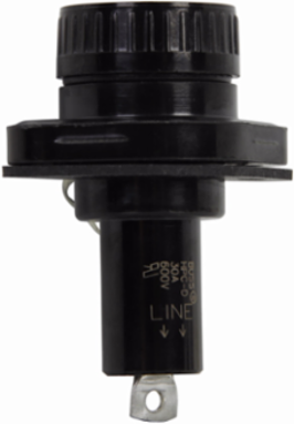 Eaton Bussmann series HPC panel mount fuse holder, 600 Vac, 600 Vdc, 30A, Screw