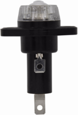 Eaton Bussmann series HPF panel mount fuse holder, 600V (UL), 250V (CSA), 30A, 15A (CSA), 1/4 In Quick Connect Terminal