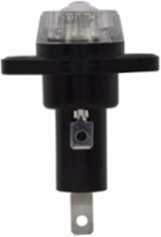 Eaton Bussmann series HPF panel mount fuse holder, 600V (UL), 250V (CSA), 30A, 15A (CSA), 1/4 In Quick Connect Terminal