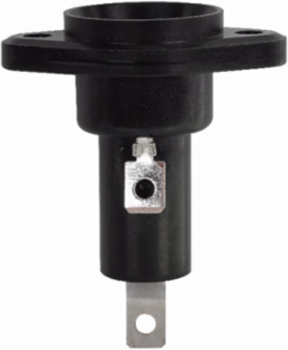 Eaton Bussmann series HPF panel mount fuse holder, 600V, 15A, 1/2 In Quick Connect Terminal