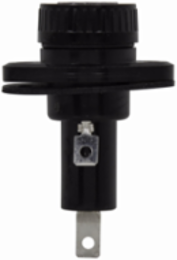 Eaton Bussmann series HPF panel mount fuse holder, 600V, 30A (20A max), 1/2 In Quick Connect Terminal