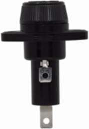 Eaton Bussmann series HPF panel mount fuse holder, 600V, 30A, 1/2 In Quick Connect Terminal