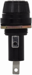 Eaton Bussmann series HPG panel mount fuse holder, 600V, 30A (20A max), 1/4 In Quick Connect/Solder Terminal