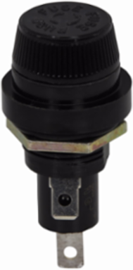 Eaton Bussmann series HPM panel mount fuse holder, 600V, 20A, 1/4 In Quick Connect Terminal