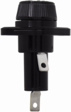 Eaton Bussmann series HPS panel mount fuse holder, 600V, 30A, 25A (CSA), 20A max, 1/4 In Quick Connect Terminal