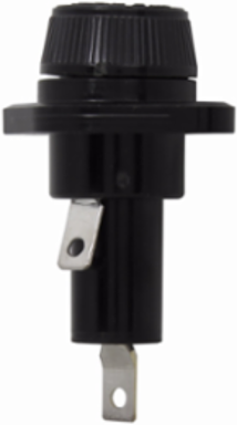 Eaton Bussmann series HPS panel mount fuse holder, 600V, 30A, 25A (CSA), 20A max, 1/4 In Quick Connect Terminal