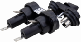 Panel Mount Fuse Holder, 1/4 Inch Quick Connect Terminal, 1.78 Inch Width
