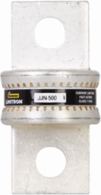 Fast Acting Fuse, Class T, 500 A, 200 kAIC at 300 V, Bolted Blade Ends