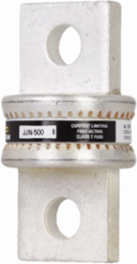 Fast Acting Fuse, Class T, 500 A, 200 kAIC at 300 V, Bolted Blade Ends