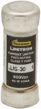 Class T Very Fast Acting Fuse 20 A, Ferrule End, 200 kAIC at 600 V, Small Footprint