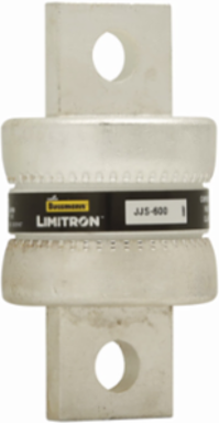 500 A Class T Fast-Acting Fuse, 200 kAIC at 600 V, Small Footprint, Bolted Blade Ends